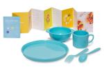 Набор посуды для детей AMILA KIDS, голубой