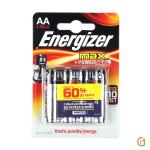 Батарейка AA Energizer LR6 Max BL4 (блистер 4 шт), арт.011049