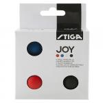 1110-5240-04 Мячи пластиковые STIGA JOY ABS 4 шт. (красный,черный,синий,белый)