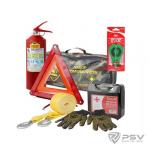 Набор автомобилиста "Дорожный" (огнетушитель,знак,аптечка, трос, перчатки,ароматизатор)   GL-788