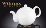 Чайник заварочный  800мл WILMAX фарфор     (24)     WL-994017