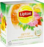 Lipton Get Fit зеленый чай в пирамидках, 20 шт.