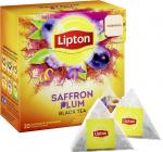 Lipton Saffron Plum черный чай в пирамидках, 20 шт.