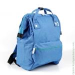 Женский текстильный рюкзак Anello АТ-В2261 Голубой8