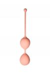 Шарики Кегеля со смещенным центром тяжести ARRAKIS, силикон, 3,4 x 17 см , цвет персиковый