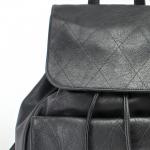 Сумка женская искусственная кожа GR-1404  (рюкзак),  1отд,  1внут+1внеш карм,  черный 222266