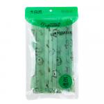 Disposable, Маска одноразовая защитная на резинках Зеленая, 10 шт (рисунок в ассортименте)