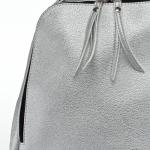 Сумка женская искусственная кожа GR-1227  (рюкзак),  1отд,  1внут+1внеш карм,  серебро 222463