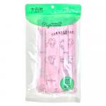 Disposable, Маска одноразовая защитная на резинках Розовая, 10 шт (рисунок в ассортименте)