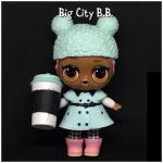 *Новинка. LOL кукла Big City B.B. (редкая из серии Under Wraps)