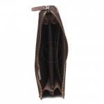Портмоне мужское Croco-ПР-1050 натуральная кожа 3 отд,  10 карм,  рем-петля,  коричневый тем шора (1002)  218906