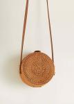 Круглая сумка из бамбука