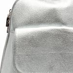 Сумка женская искусственная кожа GR-1470  (рюкзак),  1отд,  3внут+2внеш карм,  серебро 222590