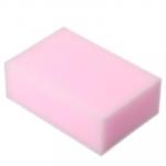 Губка для удаления пятен, розовая, меламин, 9х6х3см, ГМ