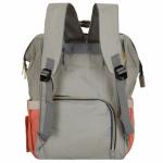 Женский рюкзак тал-6500, персиковый/серый