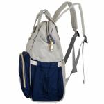 Женский рюкзак тал-6500, синий/с.серый