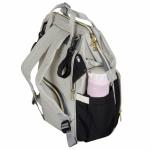 Женский рюкзак тал-6500, черный/светло-серый