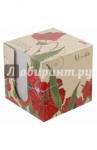 Блок д/заметок 9х9х9см Red White,картон,LN9_10641