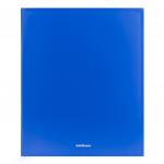Папка на 2 кольцах ERICH KRAUSE "Classic", 35 мм, синяя, до 250 листов, 0,5мм, 43016