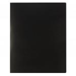 Папка на 2 кольцах STAFF, 40мм, черная, до 250 листов, 0,5мм, 225721