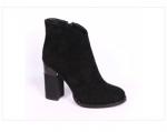 !0Z0366-01-1А черный (Текстиль/Байка) Ботинки женские