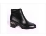 0Z0162-01-1 черный (Иск.кожа/Байка) Ботинки женские