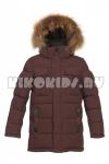 Зимняя куртка KIKO для мальчика (шоколад), 9-14 лет