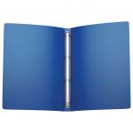 Папка на 4 кольцах ERICH KRAUSE "Classic", 24 мм, синяя, до 130 листов, 0,5 мм, 42983