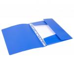 Папка на резинках ERICH KRAUSE "Classic" А4, до 300 листов, 400 мкм, синяя, 43093, 47190