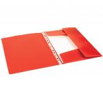 Папка на резинках ERICH KRAUSE "Classic" А4, до 300 листов, 400 мкм, красная, 43095