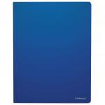 Папка с боковым металлическим прижимом ERICH KRAUSE "Classic" А4, до 160 листов, 500 мкм,синяя,43044