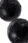Вагинальные шарики Sexus Glass, стекло, чёрные, D 3,2 см