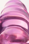 Анальная втулка Sexus Glass, стекло, розовая, 13,5 см, D 4 см