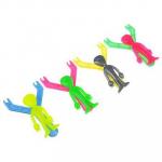 Лизун с рогаткой "Летающий пришелец", пластик, ТПР, 9-12см, 2-4 цвета