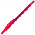 Ручка шариковая STAFF, КРАСНАЯ, корпус прорезиненный красный, узел 0,7мм, линия письма 0,35мм,142399
