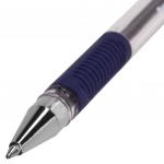Ручка шариковая с грипом BRAUBERG X-Writer, СИНЯЯ, пишущий узел 0,7мм, линия письма 0,35мм, 142403