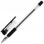 Ручка шариковая с грипом BRAUBERG X-Writer, ЧЕРНАЯ, пишущий узел 0,7мм, линия письма 0,35мм, 142404