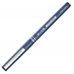 Ручка капиллярная ERICH KRAUSE F-15, ЧЕРНАЯ, корпус синий, толщина письма 0,6мм, 37066