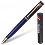 Ручка бизнес-класса шариковая BRAUBERG Perfect Blue, корп.синий, узел 1мм, линия 0,7мм, синяя,141415