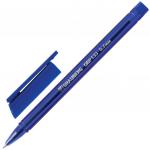 Ручка шариковая масляная BRAUBERG Marine, СИНЯЯ, корпус тониров. синий, 0,7мм, линия 0,3мм, OBP133