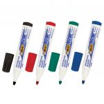 Маркеры для доски BIC, НАБОР 4шт., АССОРТИ, "Velleda", круглые, 1,4-5 мм, 904941