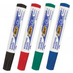 Маркеры для доски BIC, НАБОР 4шт., АССОРТИ, "Velleda", круглые, 1,4-5 мм, 904941