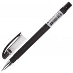 Ручка шариковая масляная BRAUBERG Matt, ЧЕРНАЯ, корпус черный, узел 0,7мм, линия 0,35мм, 142487
