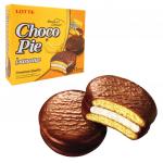 Печенье LOTTE "Choco Pie Banana" (Чоко Пай Банан), глазированное, 336 г, 12 шт х 28 г, ш/к 40935