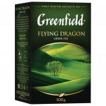 Чай GREENFIELD "Flying Dragon", зеленый, листовой, 100г, 0357
