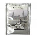 Чай AHMAD "Earl Grey", черный с ароматом бергамота, 100 пакетиков с ярлычками по 2г