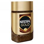 Кофе молотый в растворимом NESCAFE (Нескафе) "Gold", сублимированный,47,5г,стеклянная банка,12135509