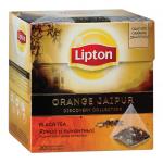 Чай LIPTON "Orange Jaipur", черный, 20 пирамидок по 2г, 65414973