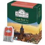 Чай AHMAD (Ахмад) "Classic Black Tea", черный, 100 пакетиков с ярлычками по 2г, 1665