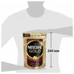 Кофе молотый в растворимом NESCAFE (Нескафе) "Gold",сублимированный, 250г, мягкая упаковка, 12143978